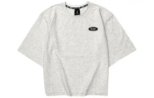 Skechers Drop Shoulder Sleeve T Shirt Women's Light Heather Gray