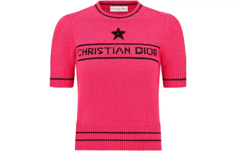 Christian DIOR Pre Owned 2010s Logo Knitted Sweater