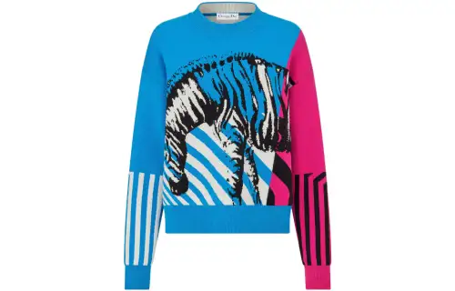 DIOR SS22 Loose Fit Knitwear Women's Multicolor
