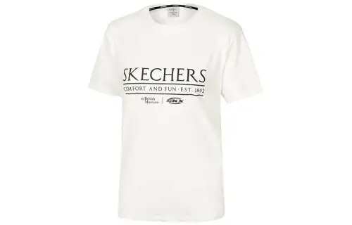 Skechers Greece Sports Collection T Shirts Women's Crew Neck Moderate Straight Fit