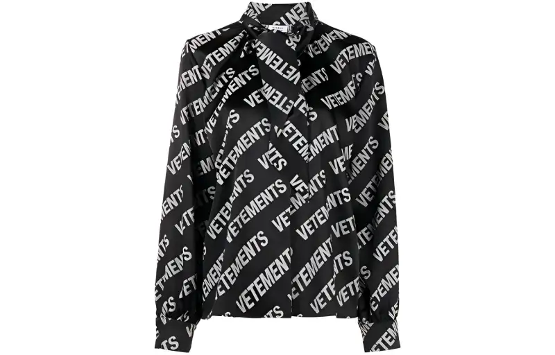 Vetements Shirts Women's Black Moderate