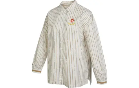 Converse Shirts Women's Beige Lapel Moderate Shirt