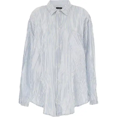 Balenciaga Striped Long Sleeved Shirt