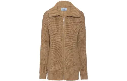 PRADA Knitwear Women's Camel Brown