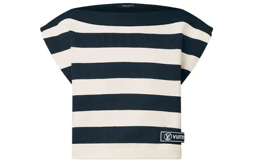 LOUIS VUITTON Marinière Bateau Knit Top