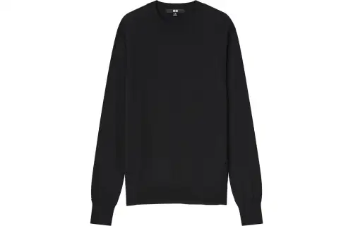 UNIQLO Sweaters Women's Black Crew Neck Other