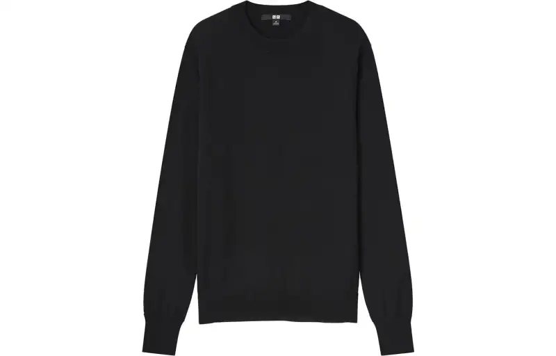 UNIQLO Sweaters Women's Black Crew Neck Other