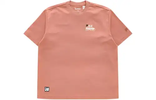 FILA FUSION SS24 Drop Shoulder Sleeve T Shirt Women's Wheat Orange