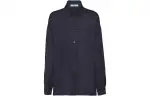 PRADA FW22 Shirt Women's Marine Blue
