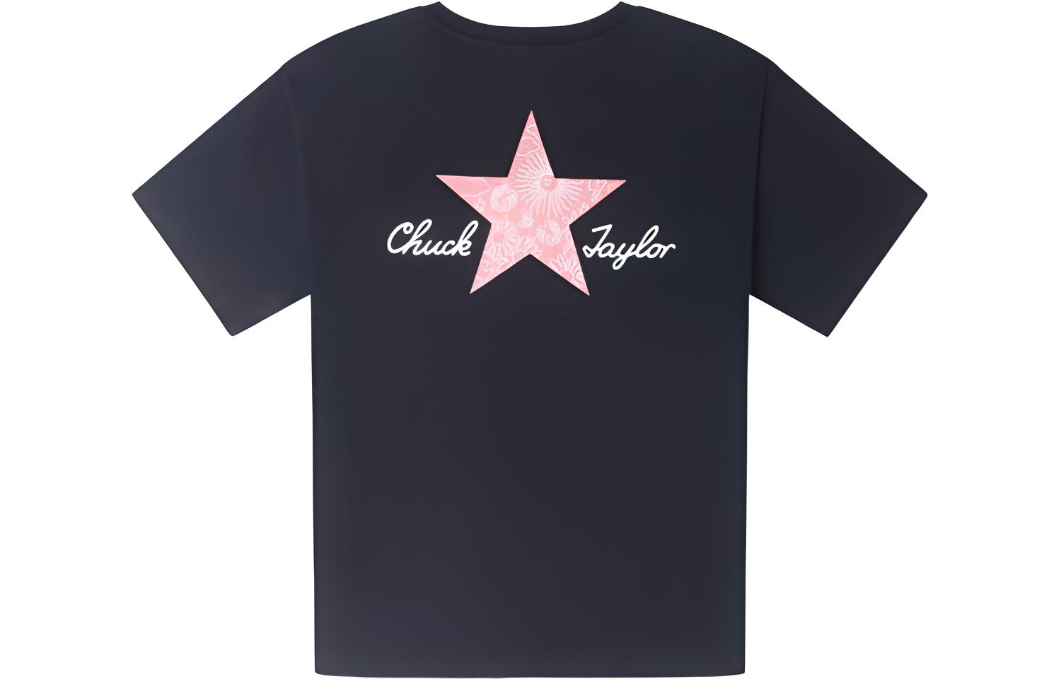 Женская футболка Converse Star Logo (черная)