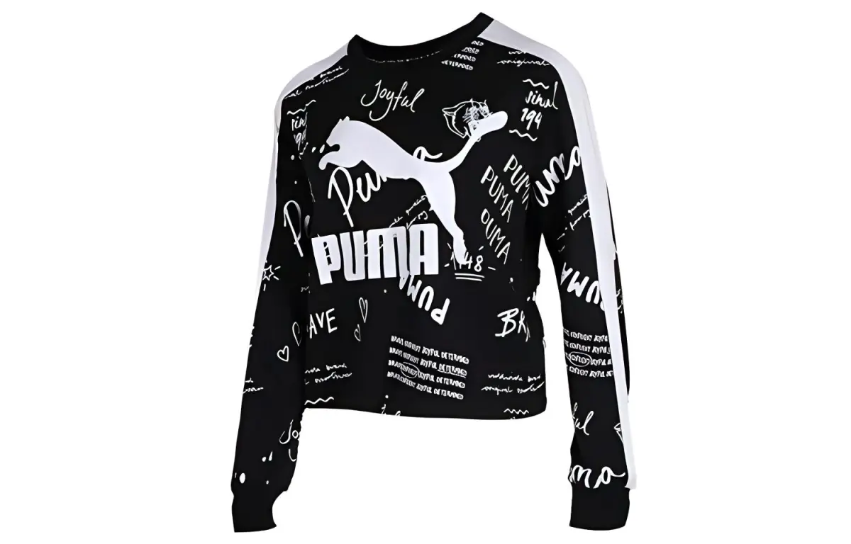 PUMA Sweatshirts Women's Crew Neck Moderate Regular