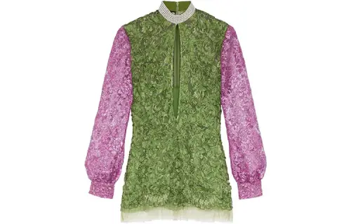 GUCCI Shirts Women's Green Crew Neck Moderate Other