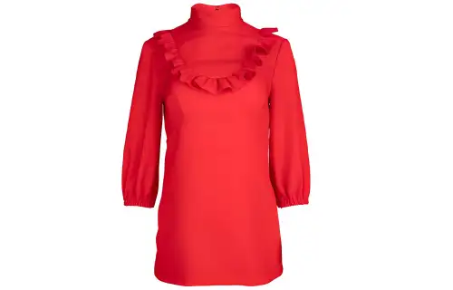 MIU MIU Shirts Women's Red Turtleneck Moderate