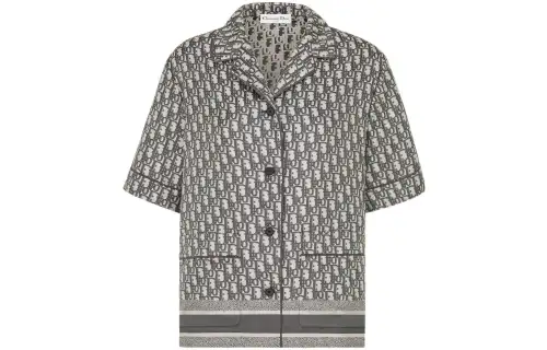 DIOR Quarterly New Products SS22 Shirt Women's Gray