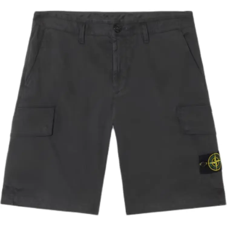 STONE ISLAND Casual Shorts Men's Black
