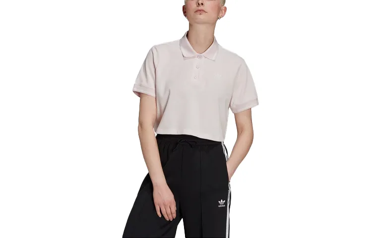 Adidas Originals Polo Shirt Women's Pearl Crystal Purple