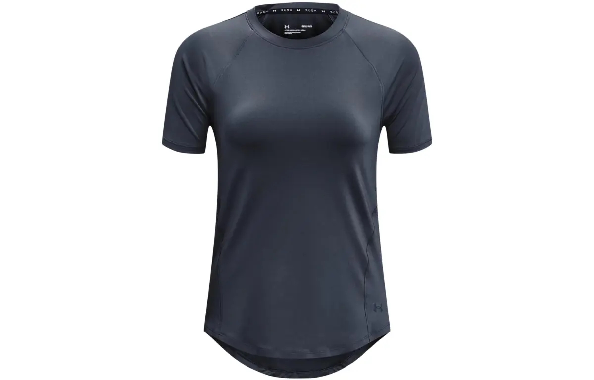 Under Armour RUSH T Shirt Women's Downpour Gray