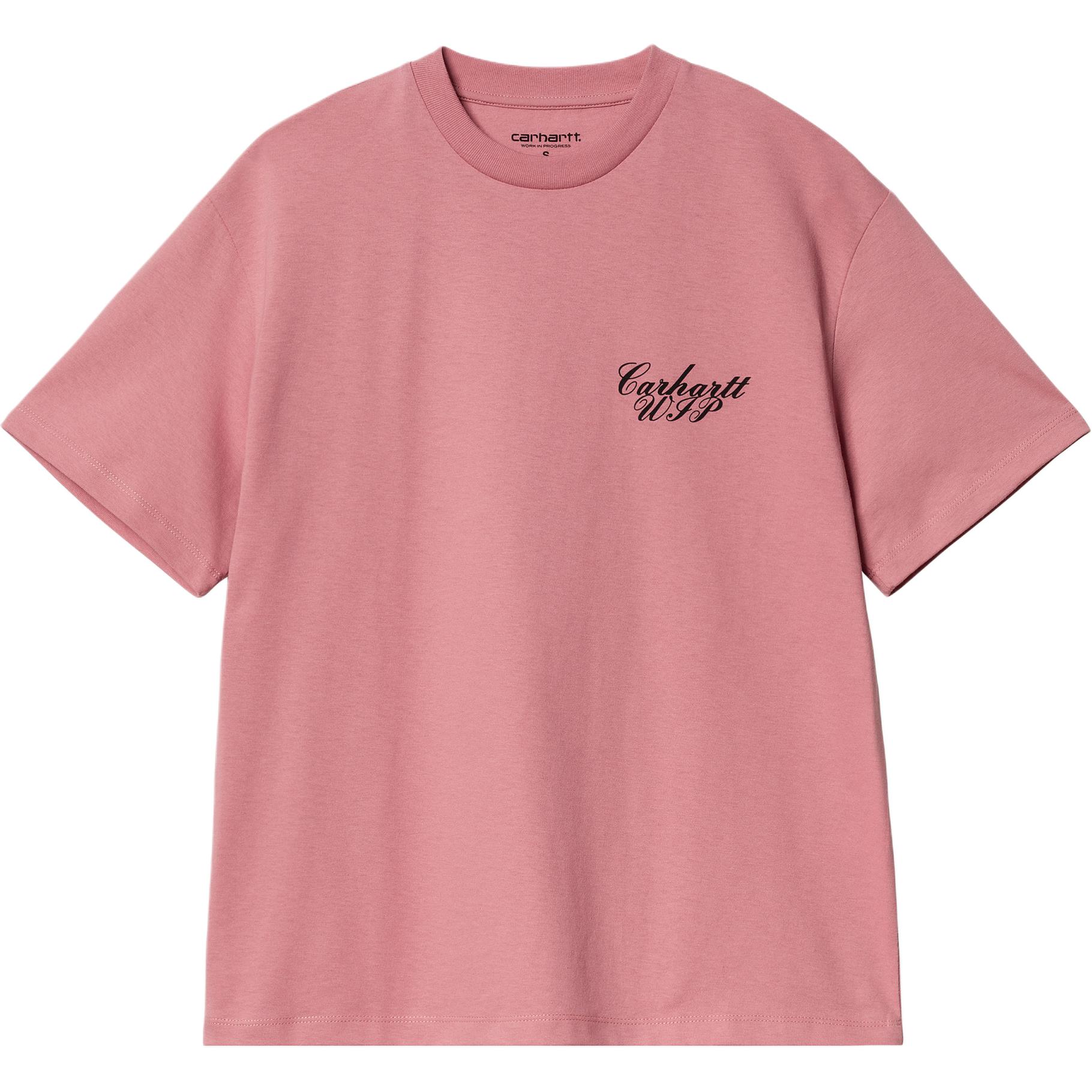 Женская футболка Carhartt WIP Exchange (розовая)