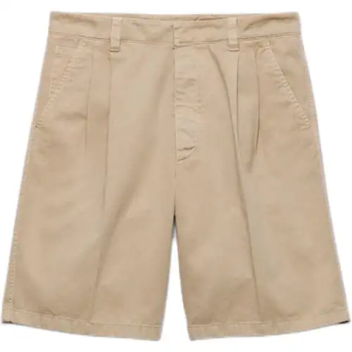 PRADA Cotton Bermuda Shorts