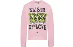 GUCCI Sweatshirts Women's Pink Crew Neck Moderate Regular