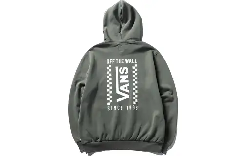 Vans Sweatshirts Women's Army Green Hooded Moderate Regular