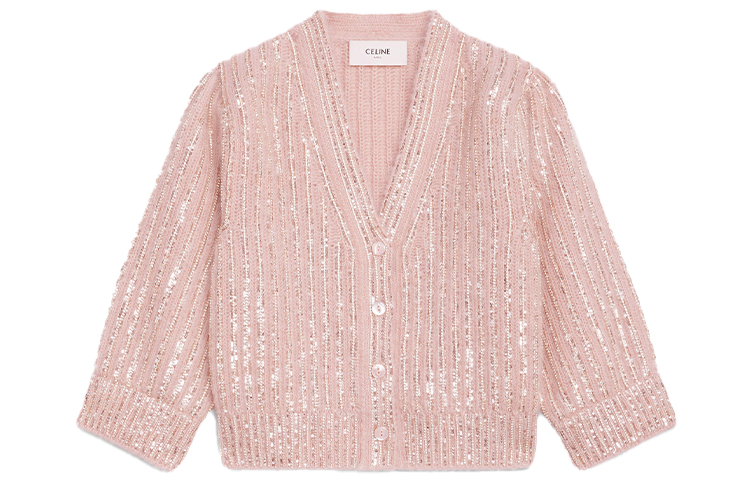 CELINE FW21 Knitwear Women's Peach Pink