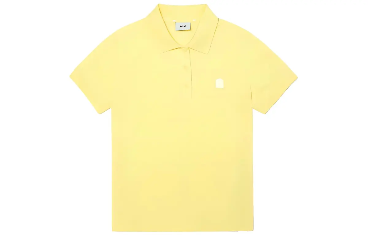 MLB Polo Shirts Women's Light Yellow Polo Collar Moderate Other