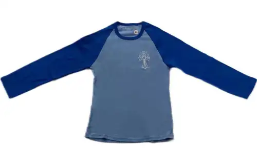 Chrome Hearts Raglan Sleeve T Shirt Women's Blue