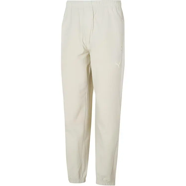 PUMA Casual Pants Unisex Ecru Moderate Cuffed Pants