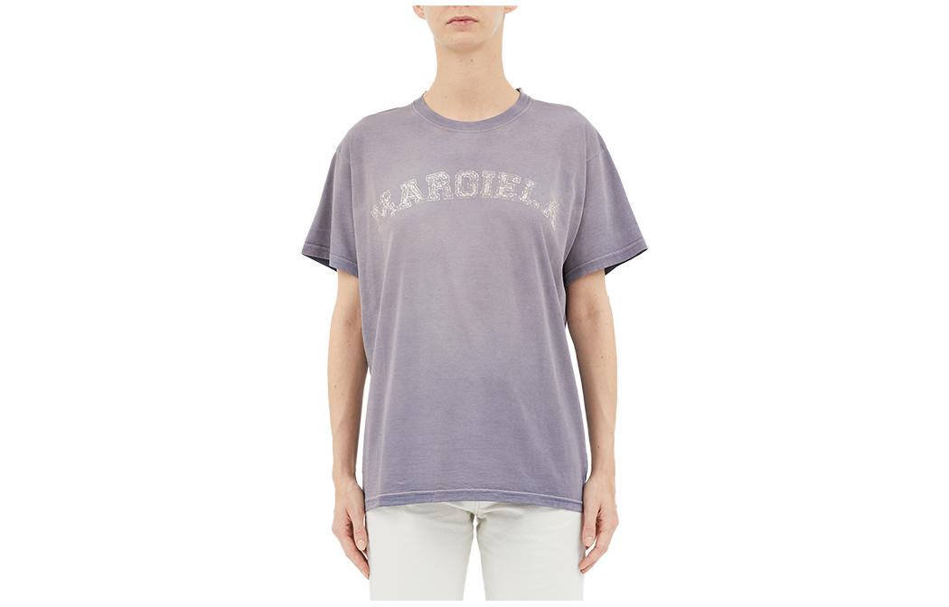 Женская футболка Maison Maison Margiela Logo SS23 T (лиловая)
