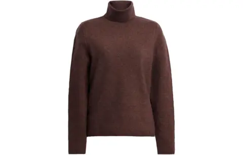 COACH Sweaters Women's Brown Turtleneck Moderate Other