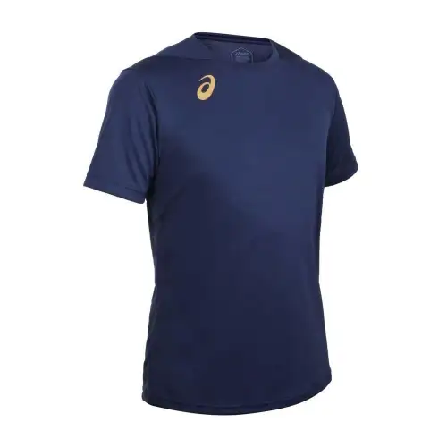 Asics Badminton Jersey Men's Dark Blue Gold