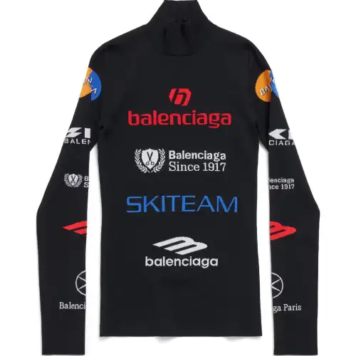 Balenciaga Ski Turtleneck Long-Sleeved Sweater
