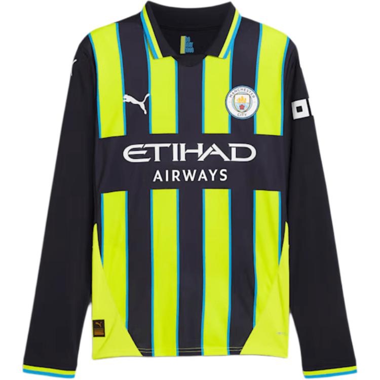PUMA Manchester City 24/25 Men’s Replica Away Long Sleeve Soccer Jersey