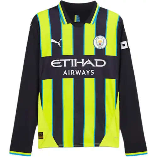 PUMA Manchester City 24/25 Men's Replica Away Long Sleeve Soccer Jersey