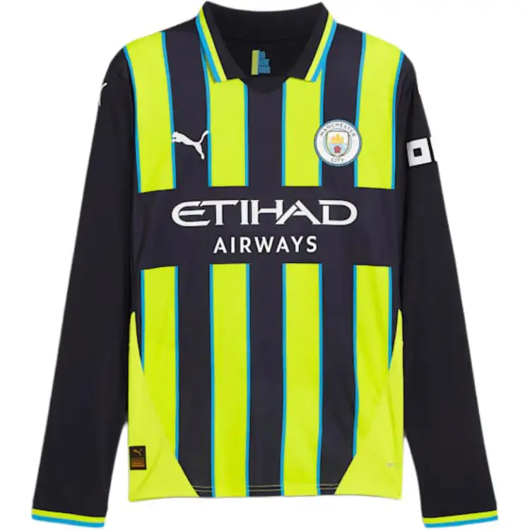PUMA Manchester City 24/25 Men's Replica Away Long Sleeve Soccer Jersey