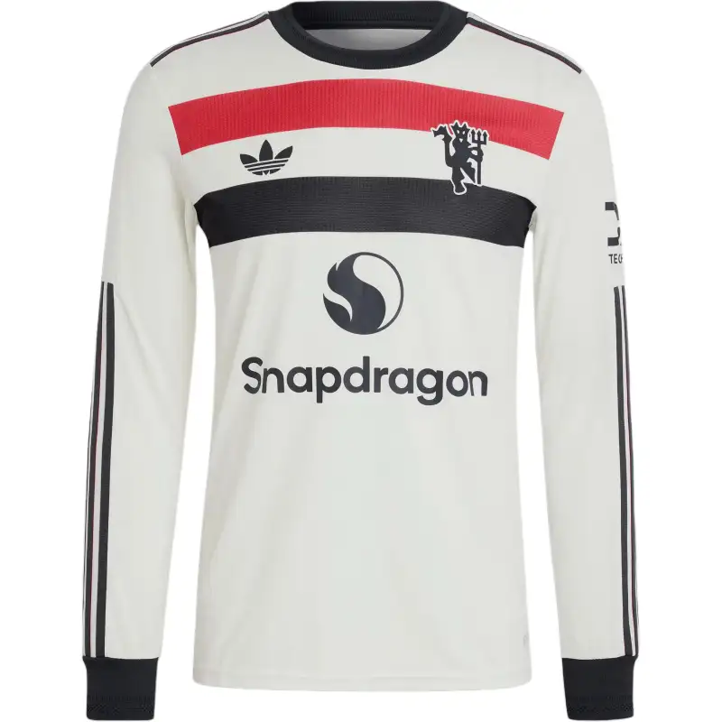 Adidas Originals Free Shipping With AdiClub Manchester United 24/25 Long Sleeve Third Authentic Jersey