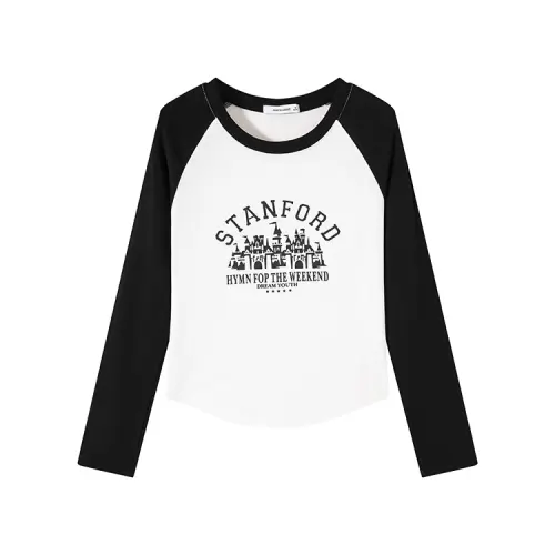 JEANSWEST T Shirt Spring Fall Women's