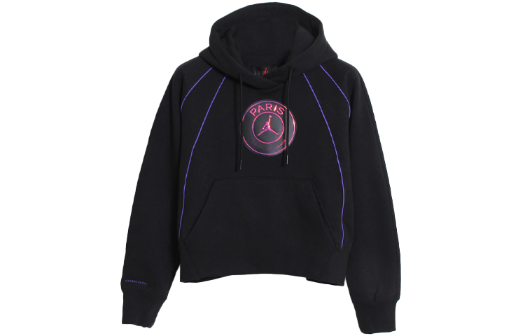 Женское худи Jordan Paris Saint-Germain (черное)