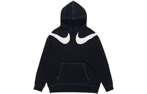 Nike Sweatshirts Women's Black Hooded Moderate Regular