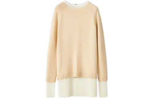 LOEWE FW21 Loose Fit Sweater Women's Beige