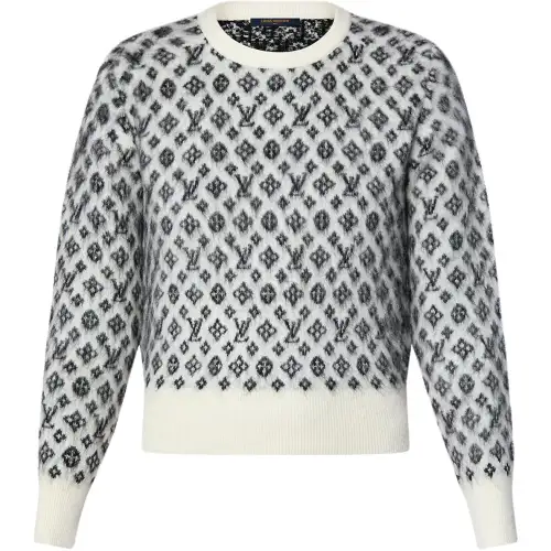 Louis Vuitton 2010s brushed monogram cardigan