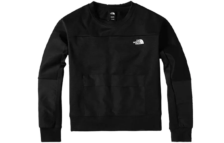 THE NORTH FACE Sweatshirts Women's Black Crew Neck Moderate Regular