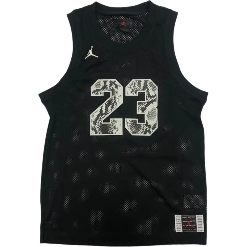 Jordan Basketball Jersey Unisex Black