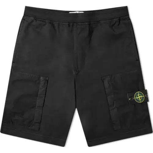 STONE ISLAND Casual Shorts Men's Black