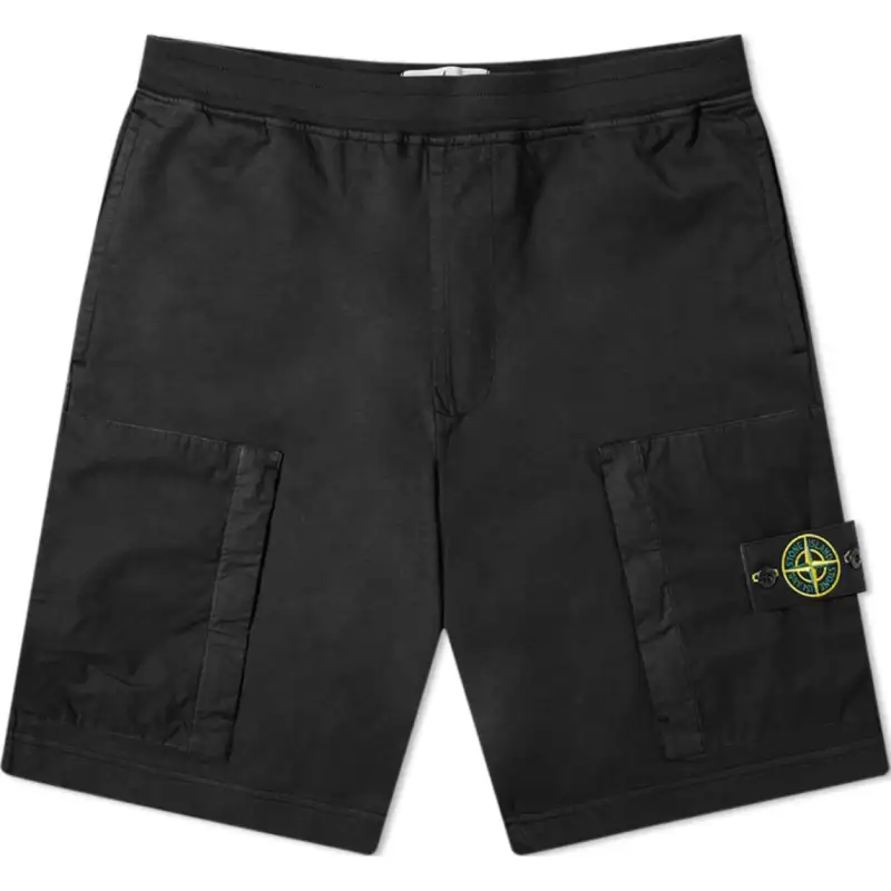 STONE ISLAND Casual Shorts Men's Black