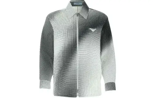 PRADA Shirts Women's White Lapel Moderate Shirt