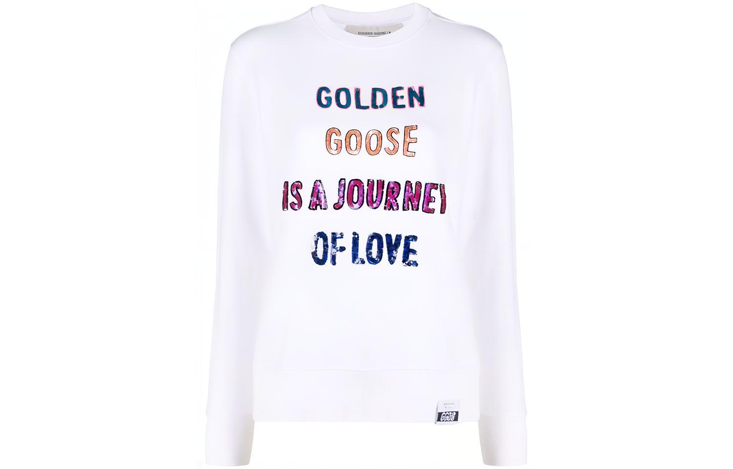 Женская худи Golden Goose (белая)
