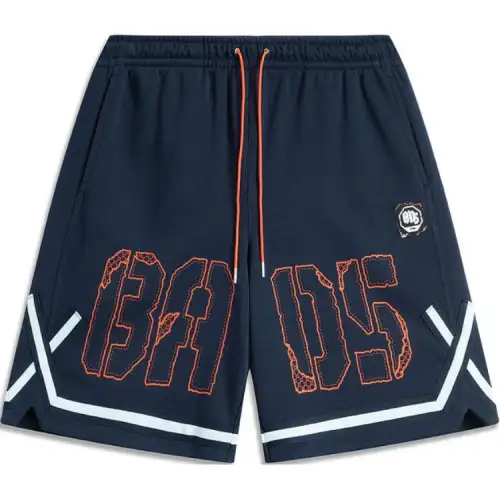 Li Ning Casual Shorts Men's Dark Marine Blue