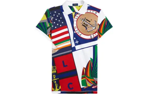 Polo Ralph Lauren Polo Shirts Women's Multicolor Polo Collar Moderate Straight Fit